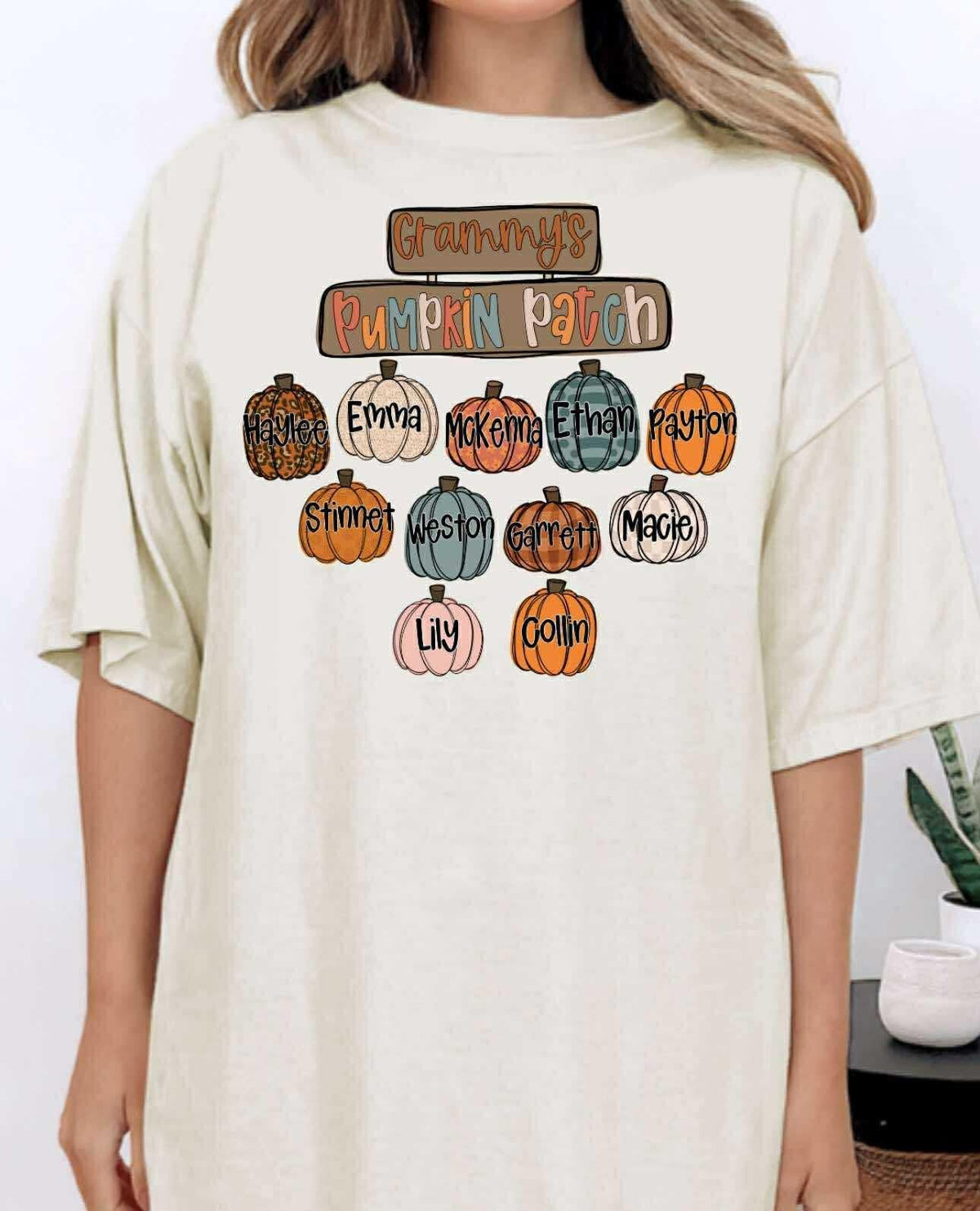 Custom Pumpkin Patch DTF Graphic Tee