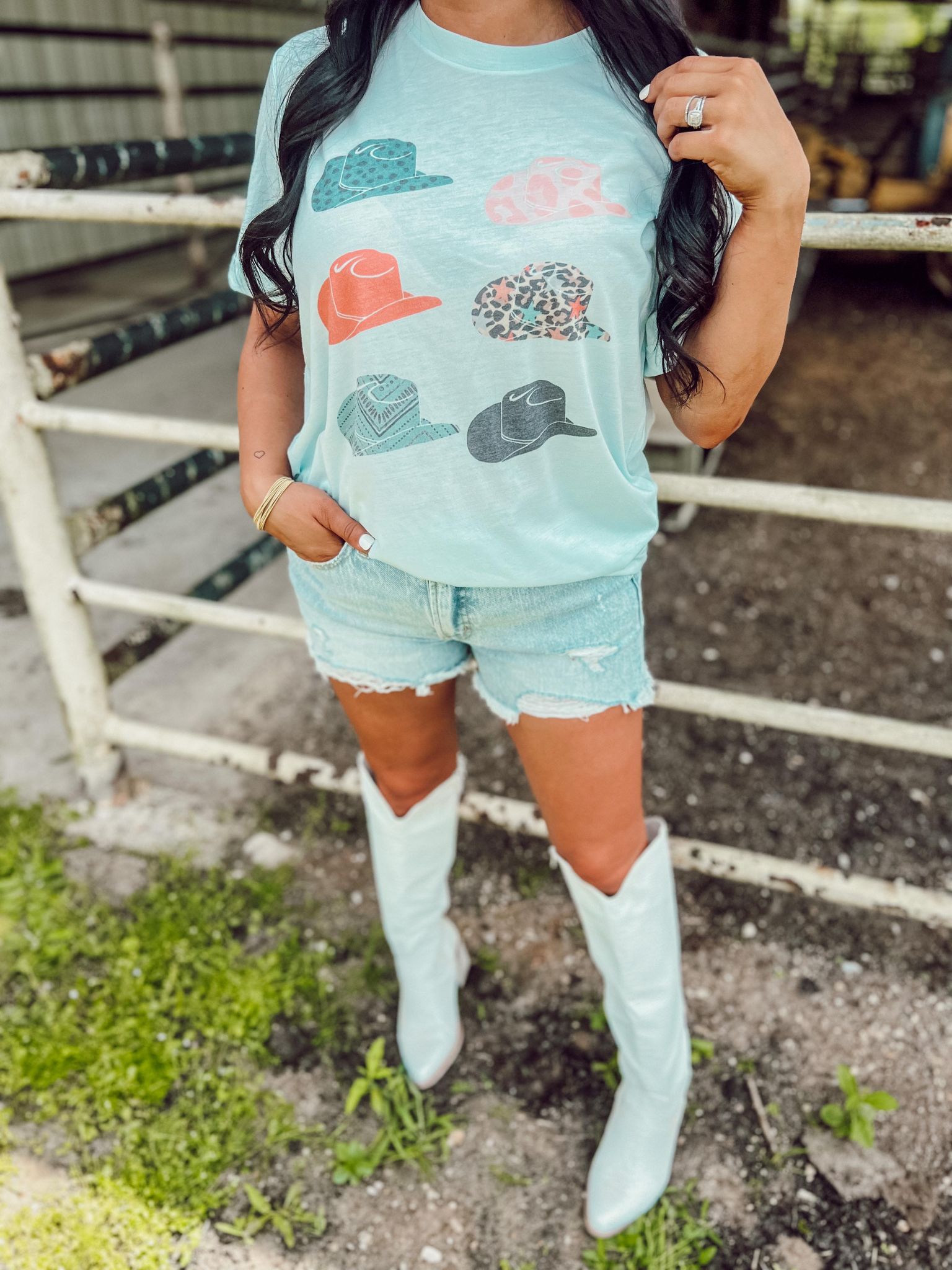 Stacked Cowgirl Hats