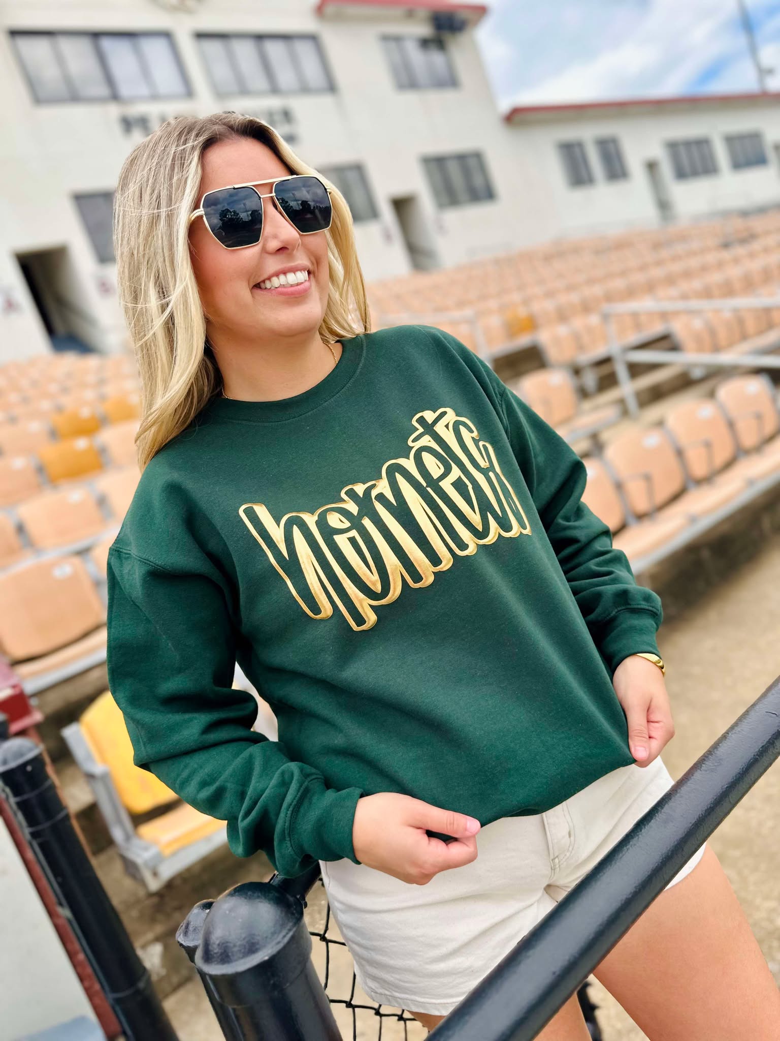 Hand Drawn 3D Puff Graphic Sweatshirt