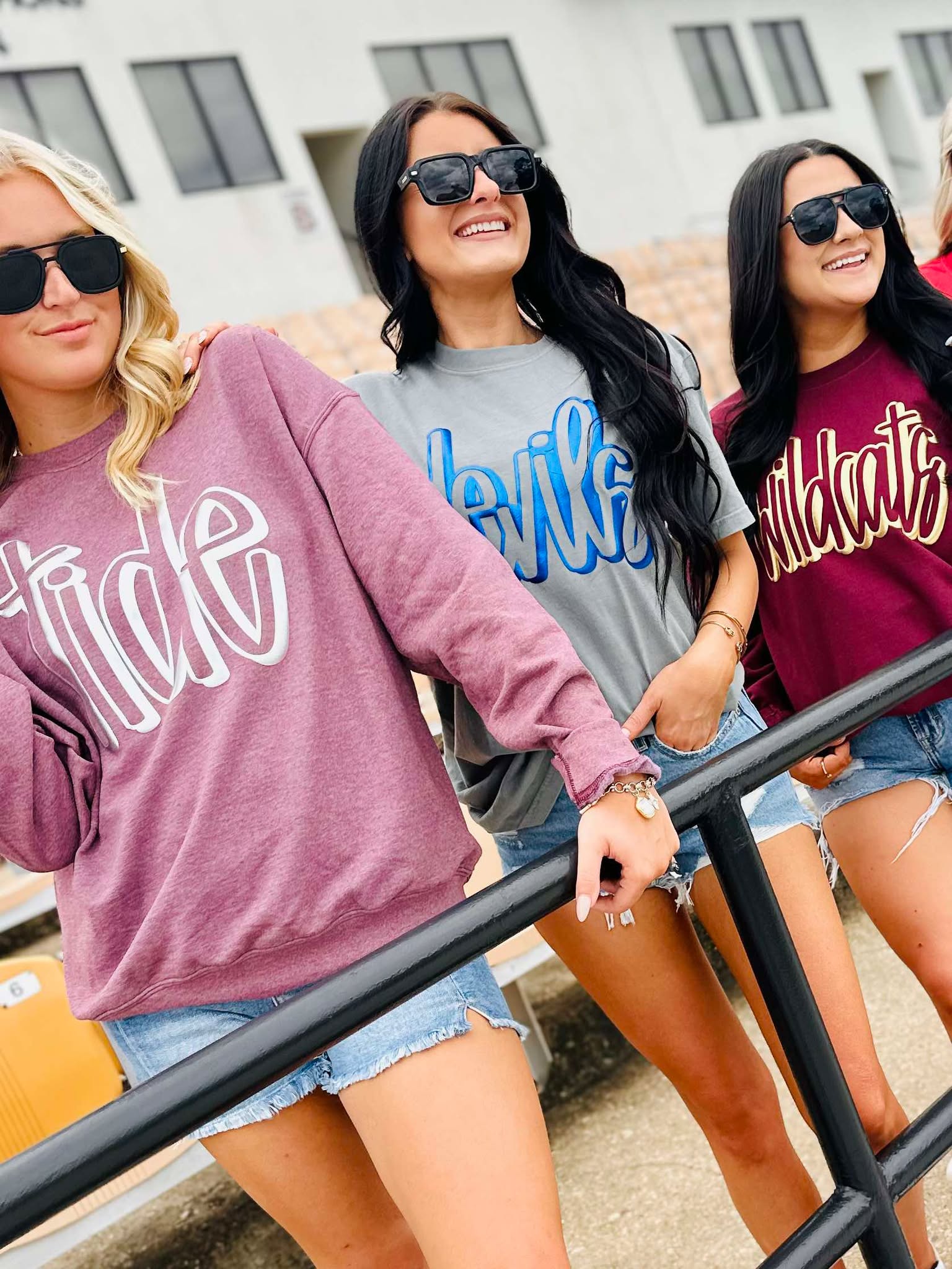 Hand Drawn 3D Puff Graphic Sweatshirt