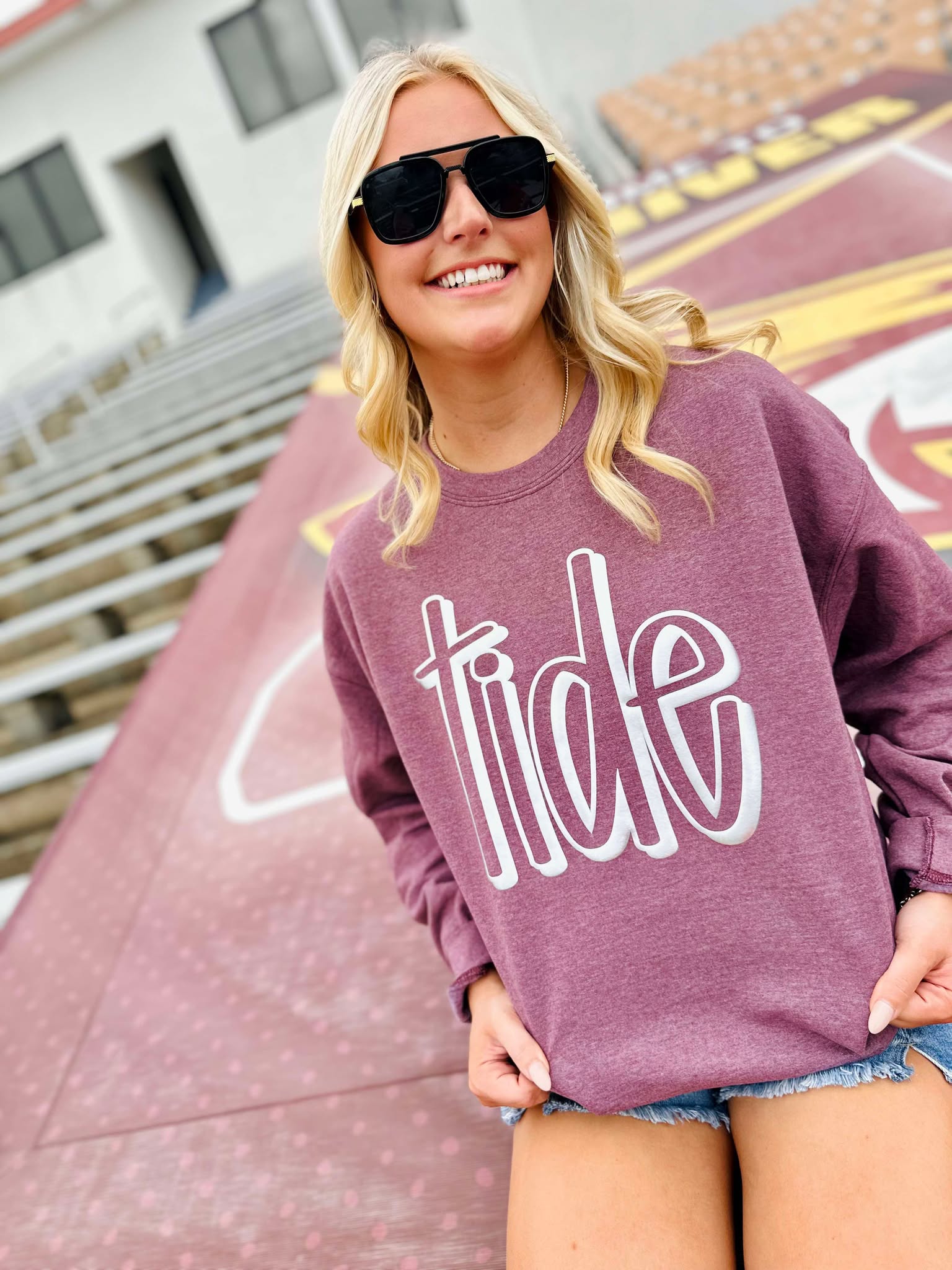 Hand Drawn 3D Puff Graphic Sweatshirt