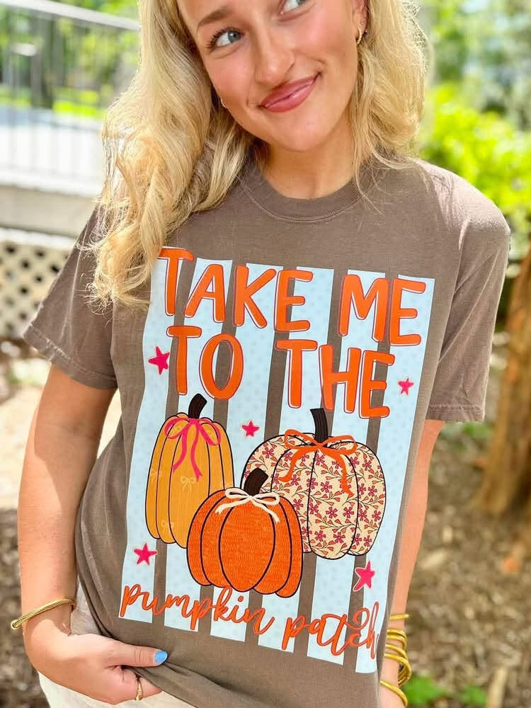 Take Me To The Pumpkin Patch FALL42 DTF Graphic