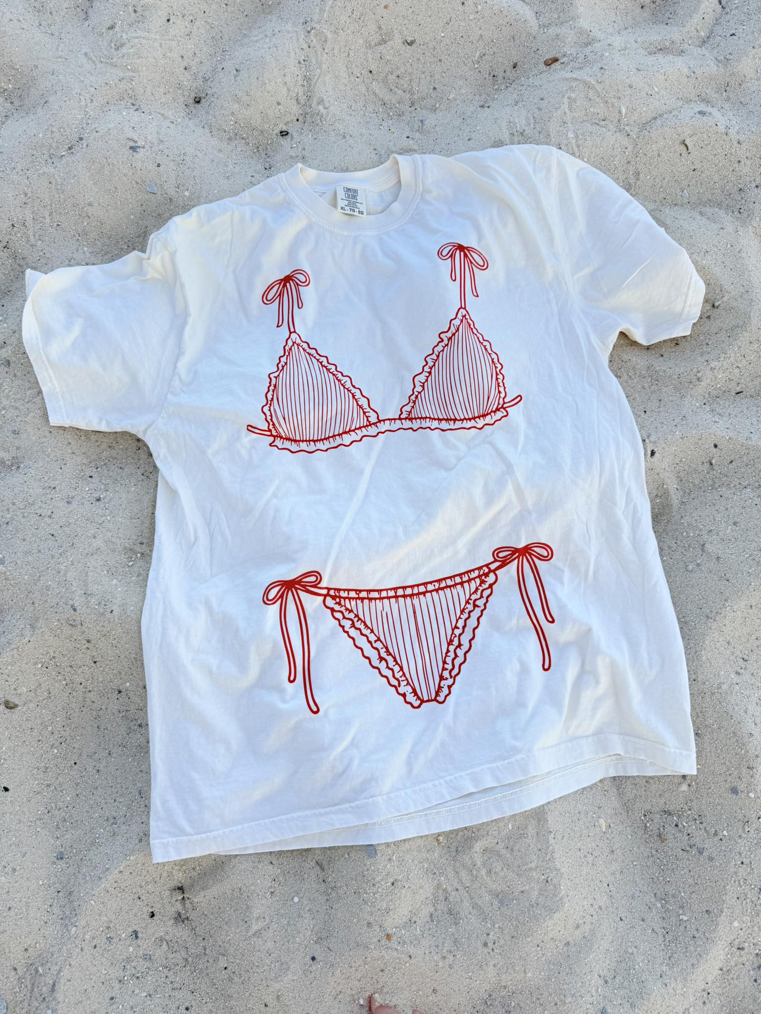 Bathing Suit Cover Up DTF graphic Tee SPRING39