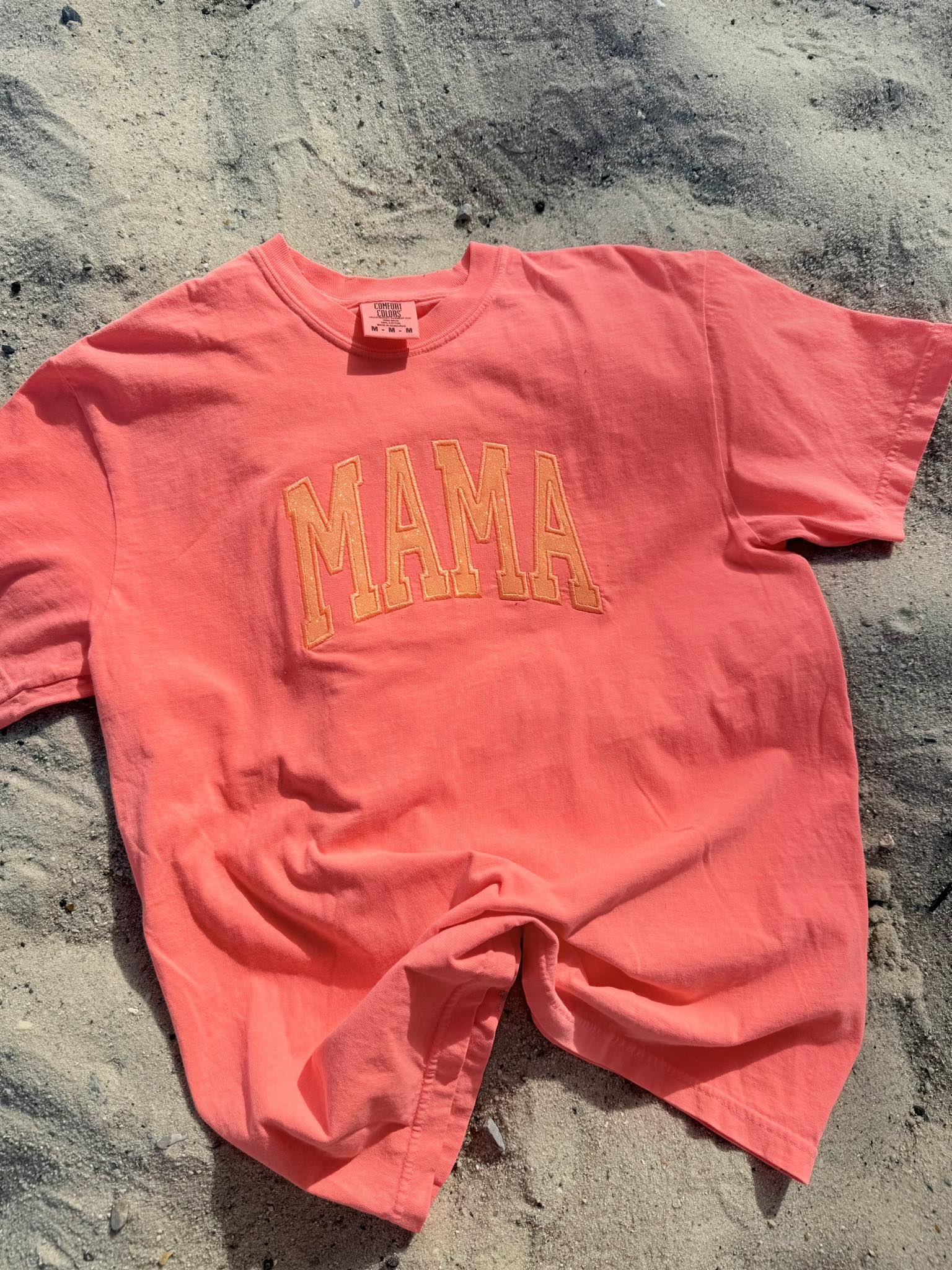 CUSTOM GLITTER APPLIQUE T SHIRT