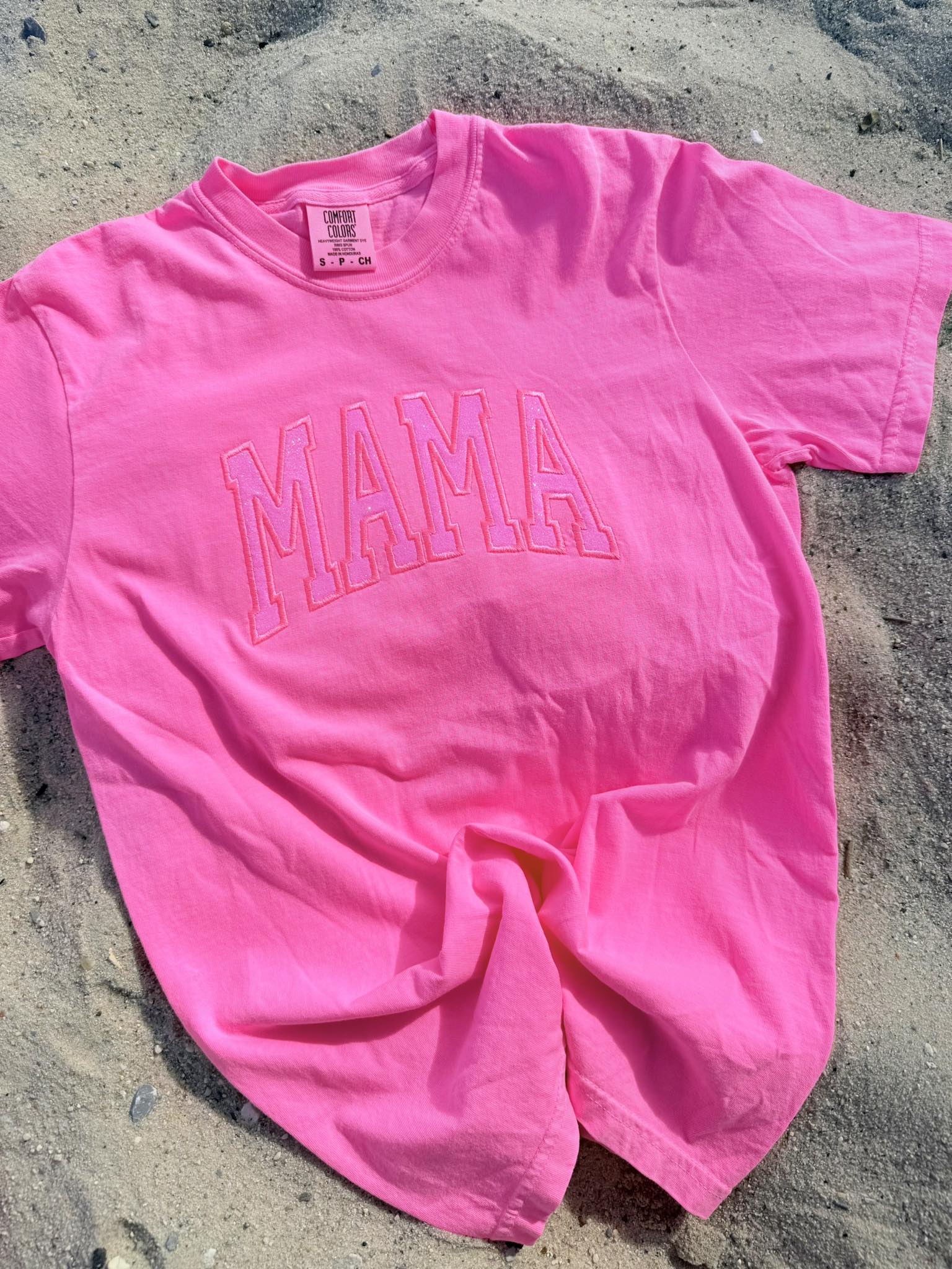 CUSTOM GLITTER APPLIQUE T SHIRT