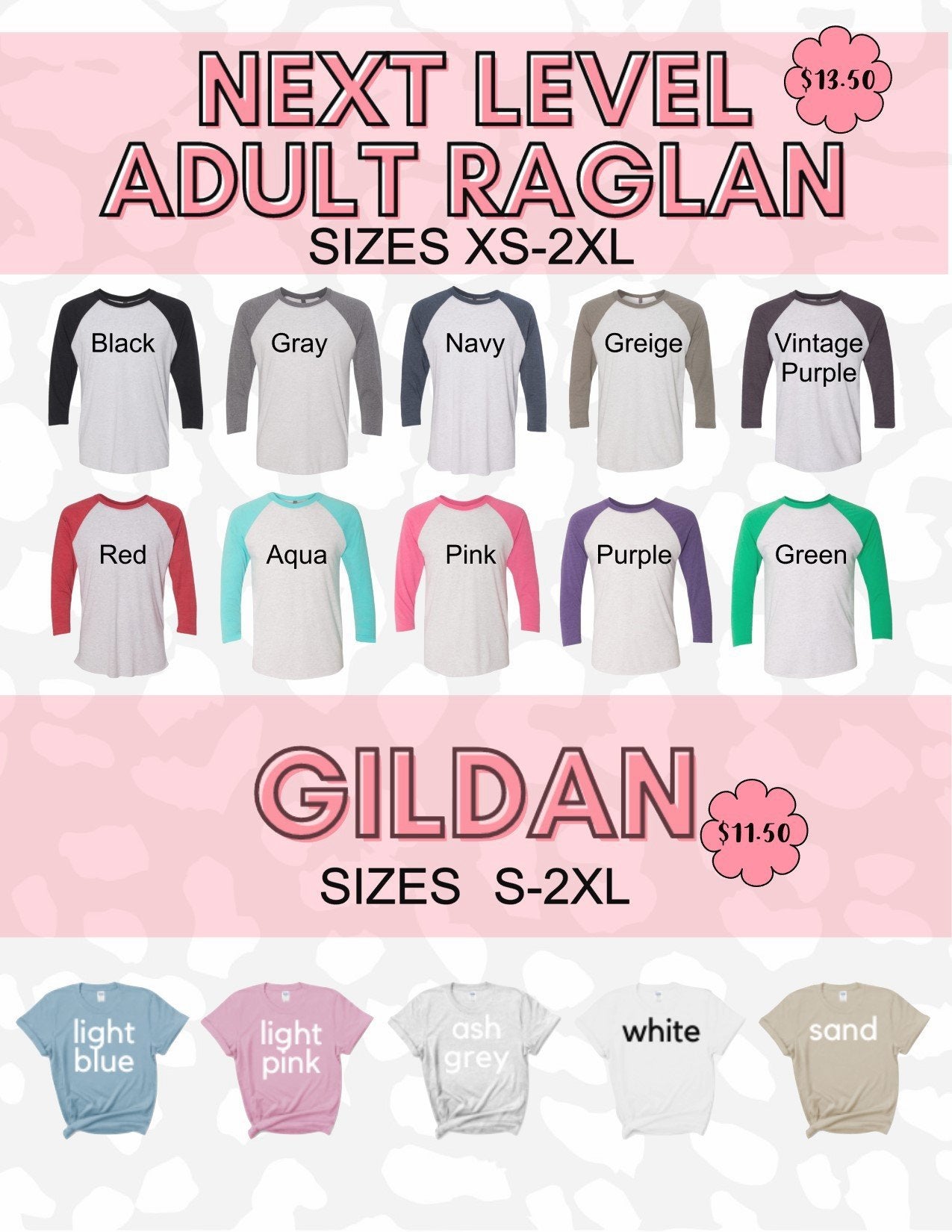 Merry Christmas Pink Trees Raglan